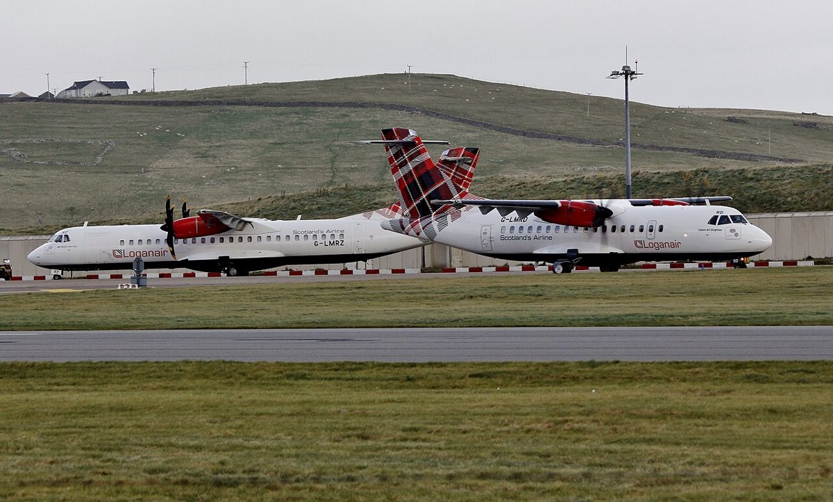 Loganair aircraft